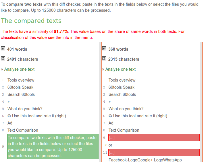 How To Compare Texts Tools Tips